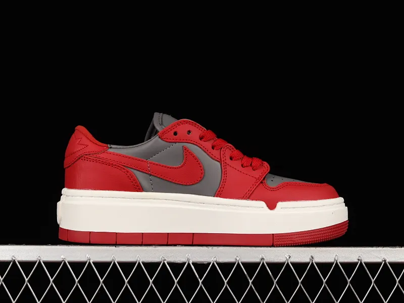 All categories Air Jordan Jordan series basketball shoes Air Jordan 1 Low Air Jordan 1 Elevate Low SE "Wolf Grey" Little AJ thick-soled retro basketball shoes DH7004-006